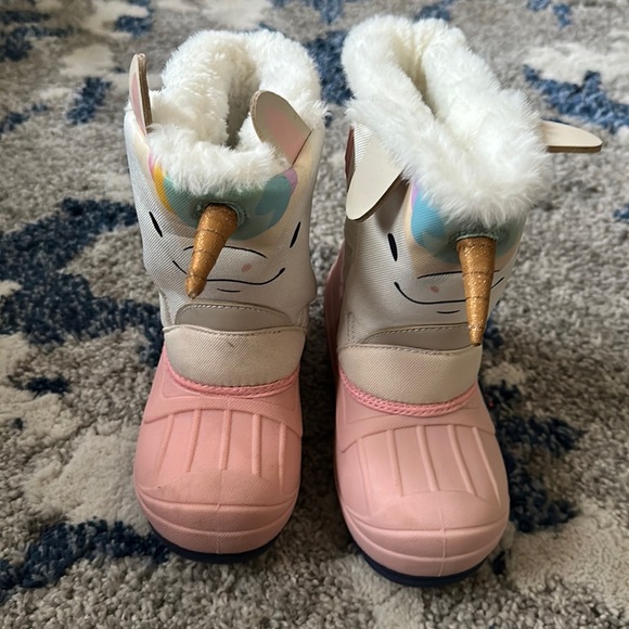 Cat & Jack Other - Unicorn Snow Boots Size 10